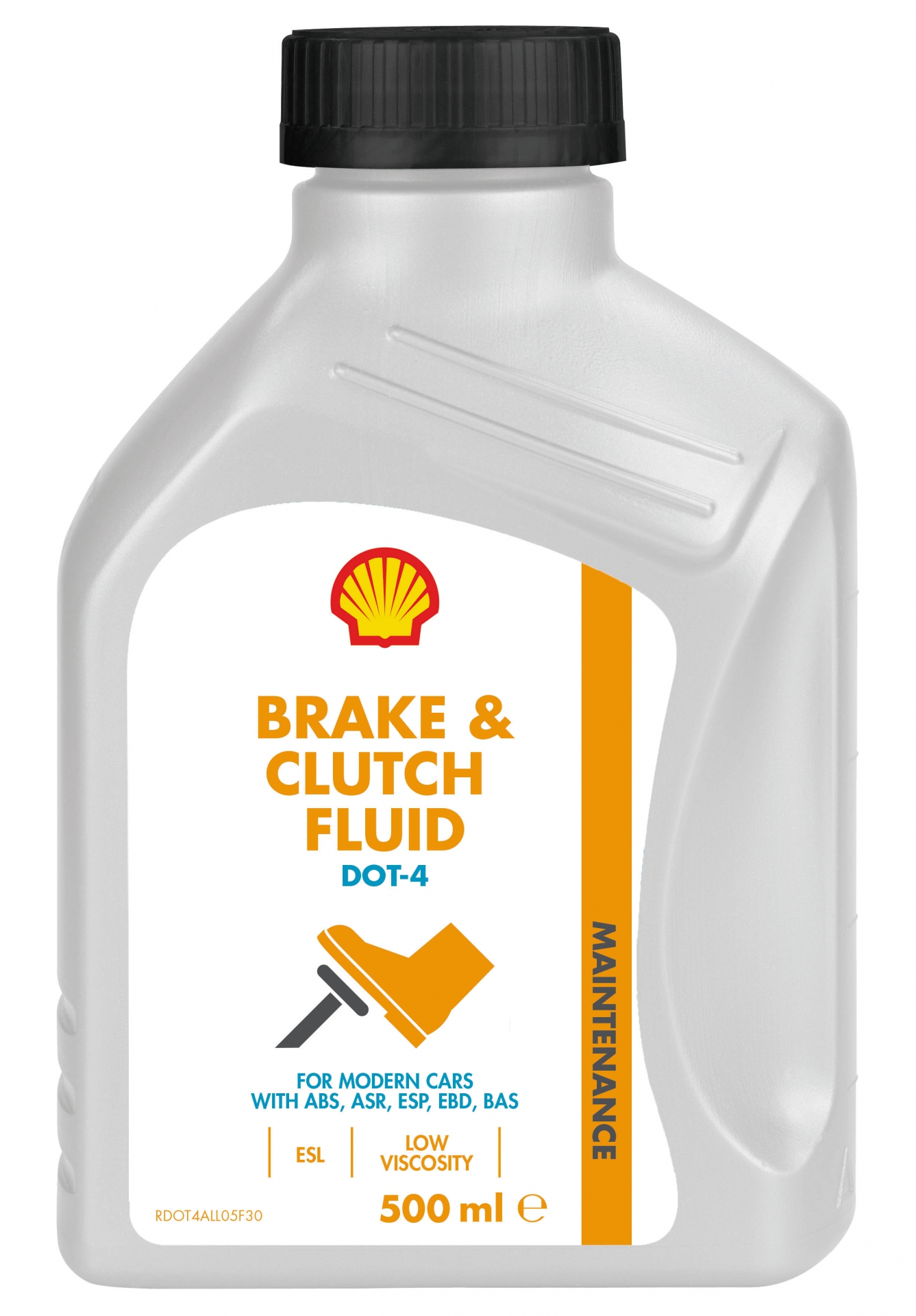 Brake and Clutch Fluid DOT4 ESL Shell Car Care by Kemetyl