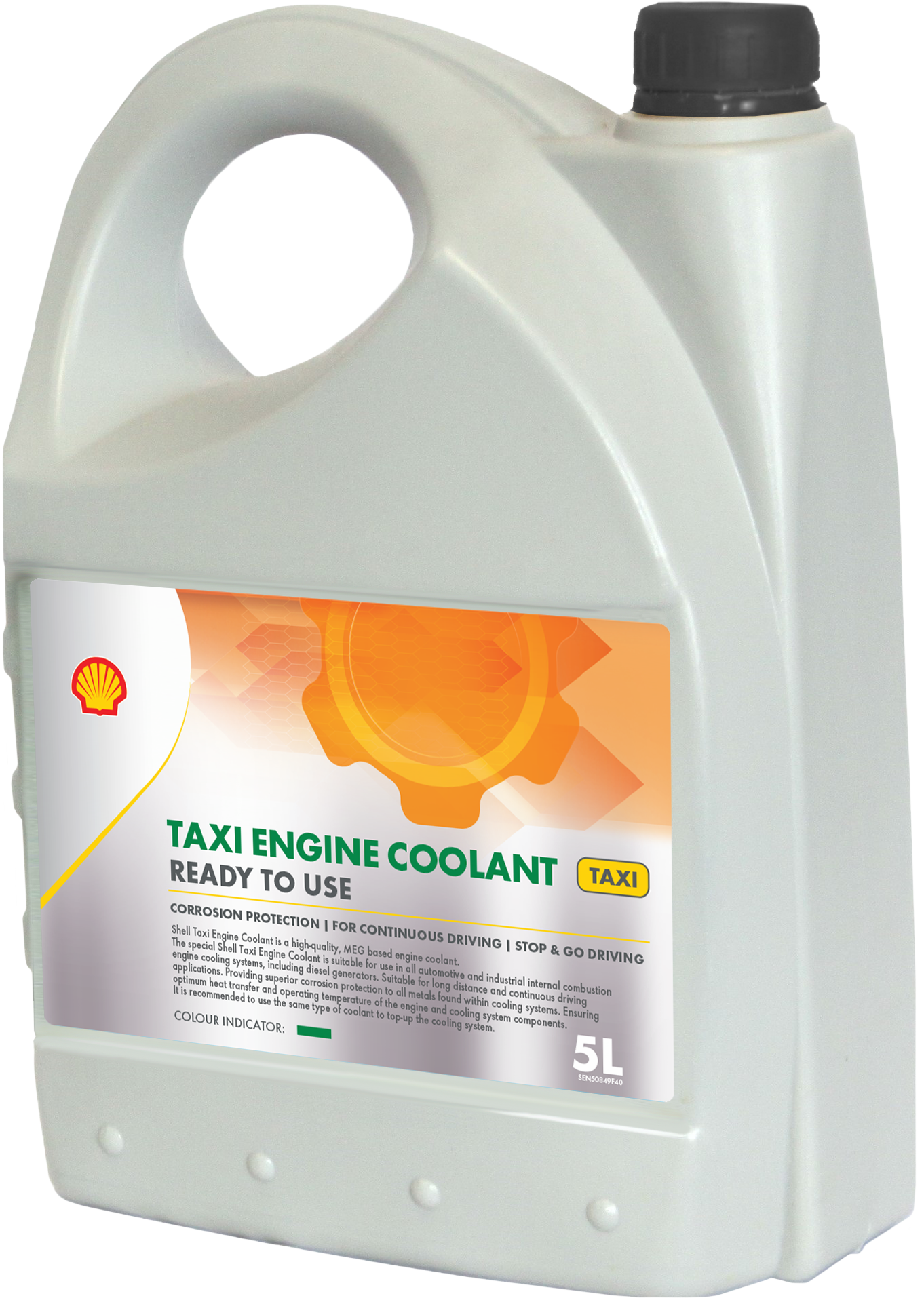 TAXI Engine Coolant ready to use (green) Shell Car Care by Kemetyl