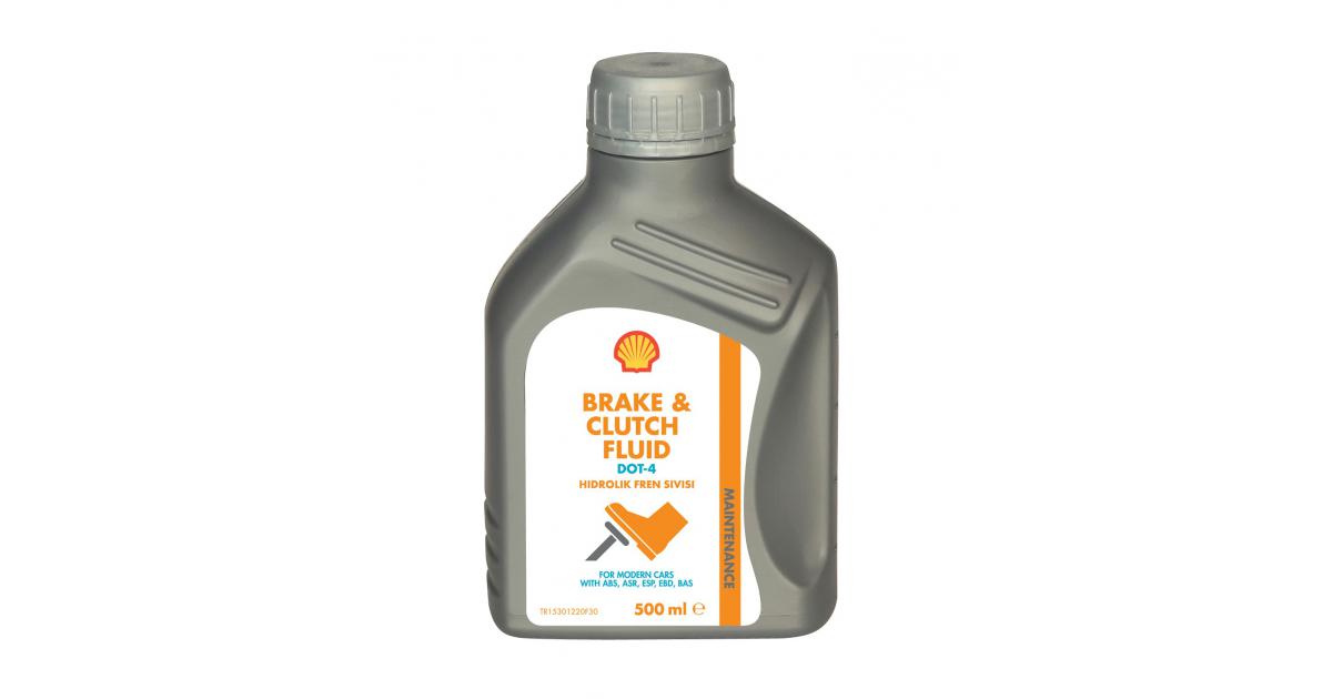 Liquide de frein et d'embrayage Shell DOT 4 - Recochem Shell Soins